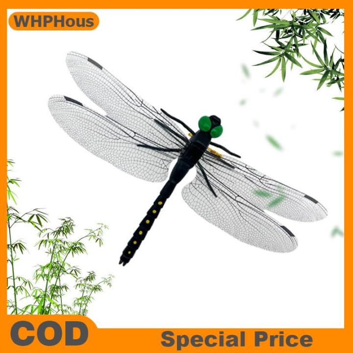 WHPHous เครื่องไล่ยุงกลางแจ้งจำลองแมลงปอตัวใหญ่แท่งสำหรับใส่แมลงปอไล่ ...