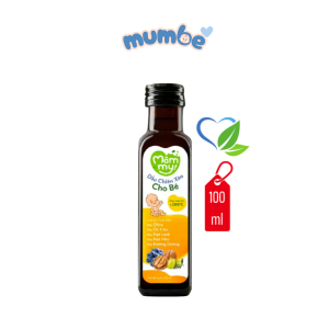 Dầu ăn dặm bổ não Mămmy 100ml dầu cá hồi hạt lanh Olive bổ sung DHA Omega-3 cho bé từ 6 tháng