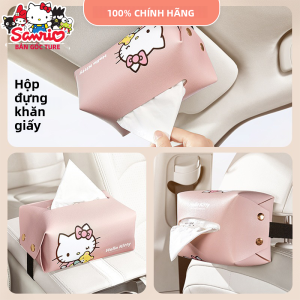 Hộp Đựng Khăn Giấy Sanrio Hello Kitty Chính Hãng 100% Hộp Đựng Giấy Vệ Sinh Bằng Da Tổng Hợp Hộp Đựng Khăn Giấy Chống Thấm Nước Hộp Đựng Chống Ẩm Hộp Đựng Khăn Giấy Hộp Vệ Sinh Tisu LFB265