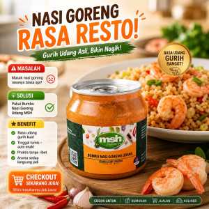 Bumbu Nasi Goreng Udang 190 gr Bumbu Nasi Goreng Udang Non MSG Bumbu Nasi Goreng Udang Rempah Alami