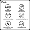 Áo thun nam iBasic cotton USA kháng khuẩn mặc nhà tay ngắn basic HOMM012-1. 