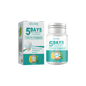 EELHOE Teeth Whitening Powder Bubuk Pemutih Gigi Pembersih Gigi Menghilangkan Karang Aman Melindungi Gigi Cerah Perawatan Mulut 50g