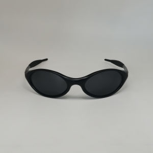 Hawaii Oval Sport Polarized Sunglasses for Men and Women TR90 Frame Weight 25g Black Frame Black Lens