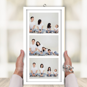 cetak foto plus bingkai jumbo laminasy glossy dan anti air