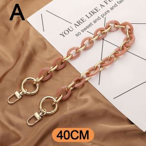 GYYT Durable Luxury Replaceable Shoulder Bag Accessories Bag Jewelry Bag Parts Hardware Bag Chain Acrylic Purse Strap Removable  Bag Handle Crossbody Bag Belt