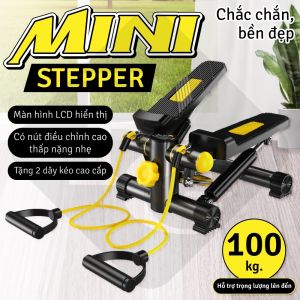 ( ĐỦ MÀU )HCM Máy đạp bước mini stepper máy đi bộ tại chỗ nam nữ dùng tại nhà máy đạp bước bộ yên tĩnh đa chức năng rèn luyện sức khỏe ( BLUE/ YELLOW)