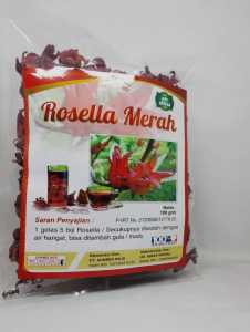 Paket 5 Bungkus Teh Bunga Rosella Merah 100 gram