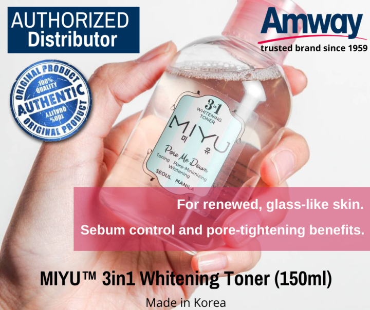 Whitening Toner for Rejuvenating Glass Skin MIYU 3in1