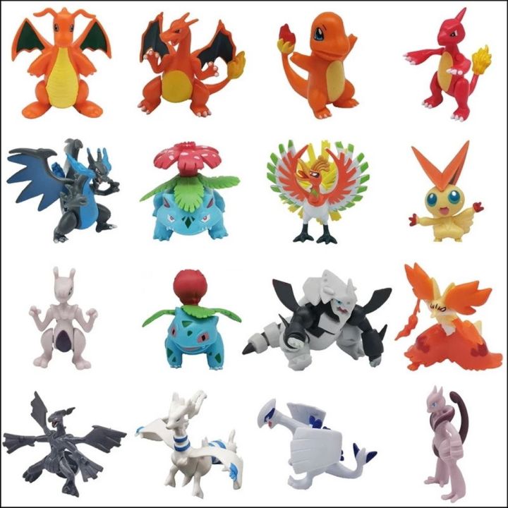 WTRY 6-8cm Dragonite Charmeleon Venusaur Aggron Ornaments Charizard ...