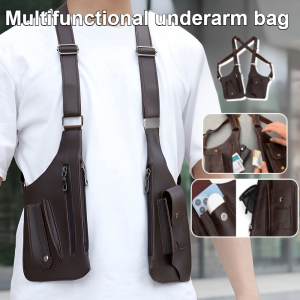 Multifunctional Underarm Bag Cell Phone Bag Large Capacity And Multiple Pockets A Must-Have For Travel