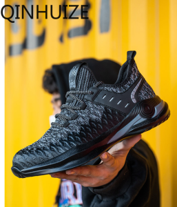 QINHUIZE New large size labor insurance shoes mens anti-smashing and anti-stab penetration gas steel toe cap safety shoes work shoes