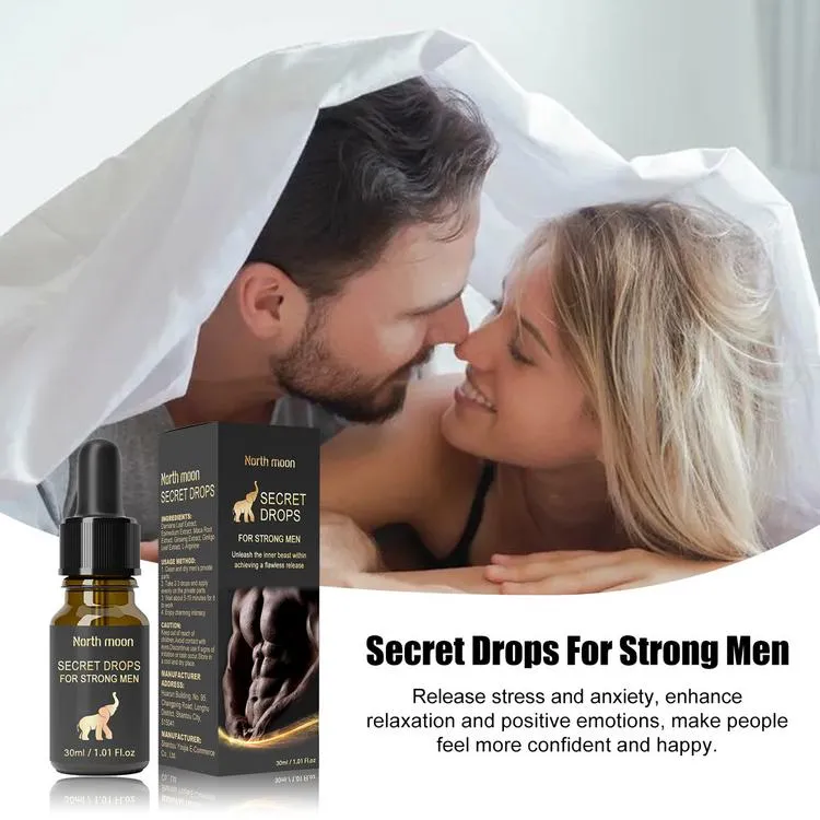 Long Lasting Secret Drops For Strong Powerful Men 30ml Secret