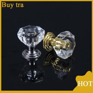 [Buytra] 10Pcs Acrylic Knobs Cupboard Drawer Pull Handle Door Knob Cabine