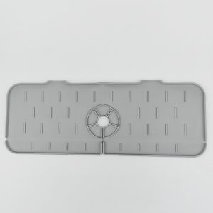 Sink Splash Guard Faucet Drainage Pad Silicone Faucet Mat Thicken Drying Pads Kitchen Bathroom Accessory