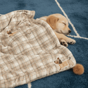 OUTOPEN Thickened Cat Sleeping Pad Soft Comfortable Fleece Pet Blanket Cute With Pillow Dog Warm Quilt Autumn Winter