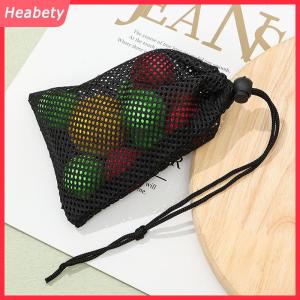 Heabety Màu đen trắng bền lưới dây kéo túi lưu trữ Pouch đa mục đích nhà du lịch hoạt động ngoài trời giặt Túi Công cụ bao