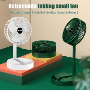 New USB Retractable Folding Mini Fan Small Fan Home Desktop Student Dormitory Office Desktop Fan