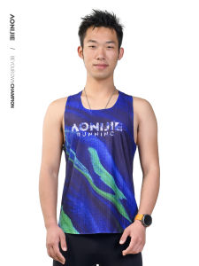 AONIJIE FM5264 2026 New Mens Running Singlet Marathon Ultralight Quick-Dry Racing Vest Male Breathable Gym Workout Tank Top Fitness Sportswear T-Shirt