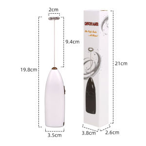 Electric Milk Frother Hand Mixer Stainless Steel Mini Egg Beater Coffee Whisk Kitchen Baking Tool