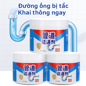 Combo 3 Hũ Bột Thông Cống Bồn Cầu Siêu Mạnh – Sạch Sâu Khử Mùi Không Gây Hại Ống