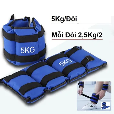 Bộ 2 Băng Tạ Cát Đeo Tay Chân (1Kg-6Kg / 2 Chiếc) Tiện Lợi Hỗ Trợ Tập Luyện Chạy bộHít Xà Giữ DángGiảm Mỡ Tăng Cơ Hiệu Quả Mẫu TP
