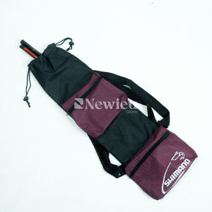 Tas Joran Pancing Tegek Ransel Model Serut Kantong 2 Ruang Semi Anti Air 75 Cm