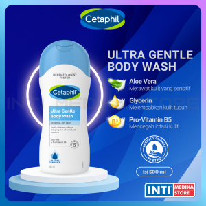 CETAPHIL - Sabun Mandi Cair ULTRA GENTLE 500ml | Body Wash