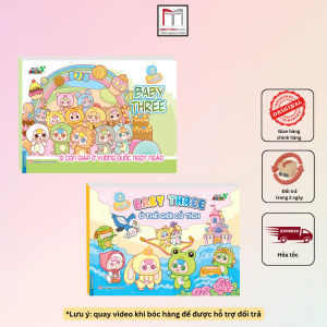 Sách - combo 2c Sách Tô Màu - Baby Three Ở Thế Giới Cổ Tích + Baby Three 12 Con Giáp Ở Vương Quốc Ngọt Ngào