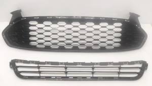 Kaly Upper+Lower Front Radiator Grille Honeycomb Kidney Grill Kit For Ford Fusion/Mondeo 2013-2016 Y5R7K