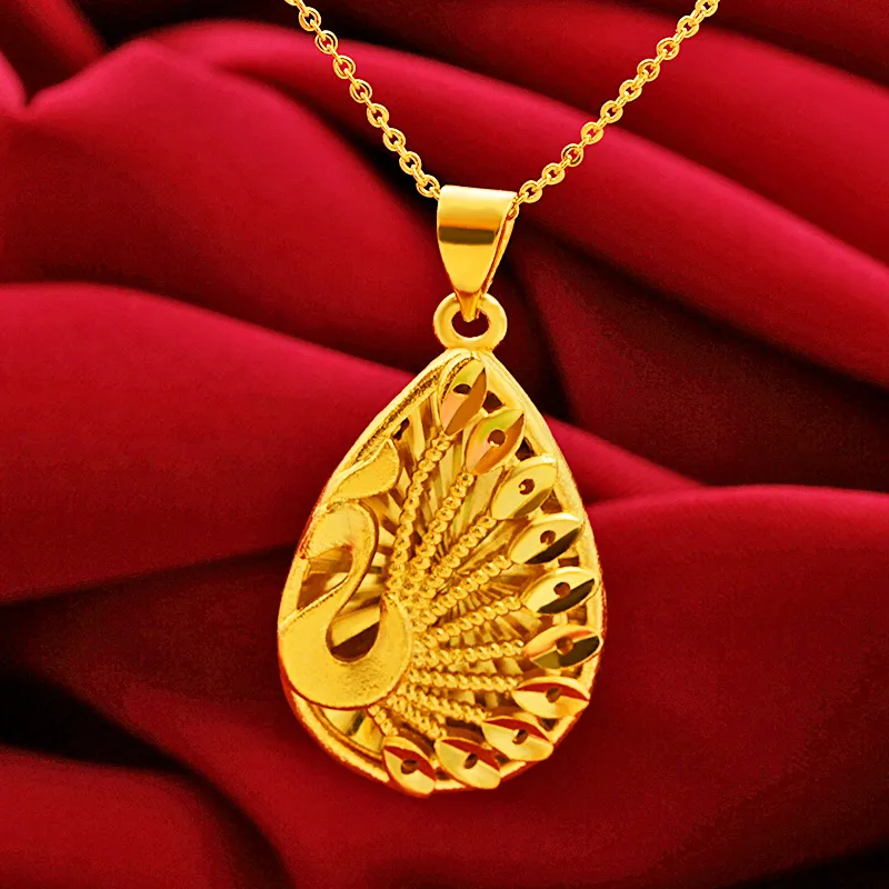 Peacock pendant deals necklace gold