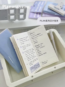 สมุดโน้ตบุแผ่นกระดาษโน้ตสมุดบันทึกสีสันสดใสสำหรับสมุดโน้ตสมุดแพลนเนอร์ประจำวันกระเป๋าสำนักงานโรงเรียน