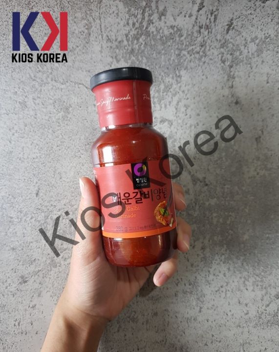Chung Jung One Spicy Galbi Marinade Sauce 280gr Saus BBQ Pedas