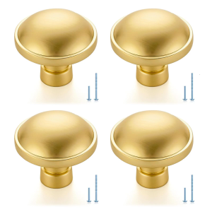 4Pcs Antique Bronze Drawer Pulls Simple Round Plan Light Grasp For Cabinets Dressers