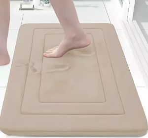PRIMEO Memory Foam Bath Mat 40x60 inches Absorbent Floor Mat Shower Rug Non-Slip Bathroom Essentials