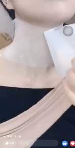 25g×10片/盒正彩水感透嫩美颈膜 山羊奶颈膜贴提拉紧致淡化抗皱去颈纹保湿脖子六胜肽颈部面膜