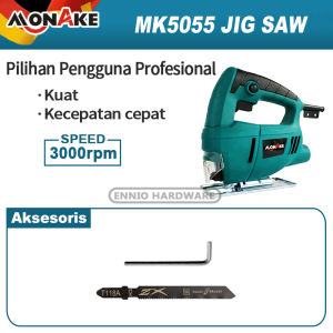 MONAKE Mesin Jigsaw Gergaji Triplek Potong Kayu Listrik Jig Saw Machine