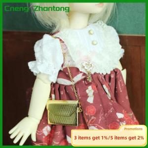 Cneng Metal chain pack Doll Bag Miniature Shopping Handbag for Clothes Accessories