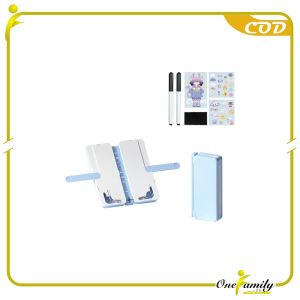 ONE-A73 Tempat Pensil 2IN1 Multifungsi dengan Tatakan Buku dan Papan Tulis Praktis / Kotak Pensil