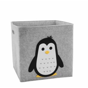 Cute Animal Felt Fabric Storage Box Creative Nursery Toys and Clothes Organizer for Kids Art Supplies