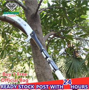 Pruner with Saw with Pole Extendable Tree Telescopic Pruner with Saw Tall Tree Trimmer Pruning Saw With Extendable Pole