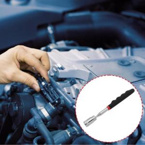 Mở rộng từ telescoping Dụng cụ thu gom telescoping Bộ thu âm có từ tính với đèn LED Kính thiên văn thanh từ