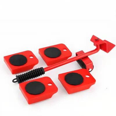 5PCS Set Universal Appliance Roller Mover Base with Caster Wheels For Washer Fridge Sofa Bed Cabinet Furniture