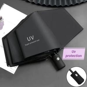 Automatic Open and Close Folding Umbrella with UV Protection