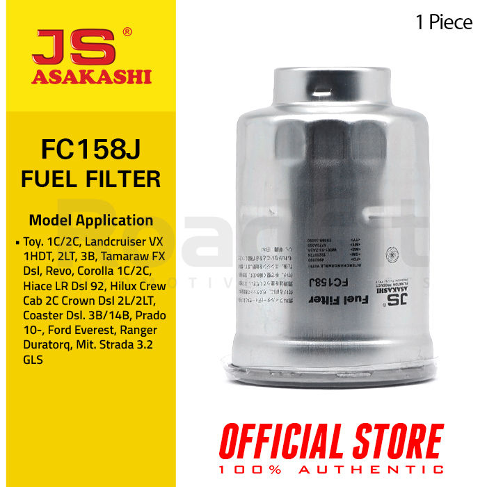 JS Fuel Filter FC158J For Toyota 1C/2C, Landcruiser VX, Tamaraw FX Dsl ...