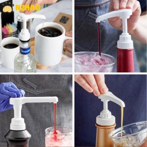 【N2HAO】 1PC Syrup Pumps Dispenser Replacement Sauce Pressure Nozzle Bottle Pump Containers for Coffee Kitchen Seasoning Liquid