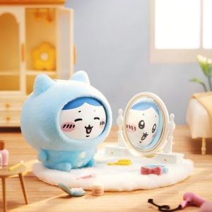 Chiikawa Pajama Series Plush Keychain Face Changing Doll Usagi Hachiware Chiikawa Bag Pendant Gifts