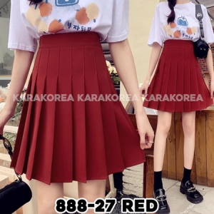 Oppa Style Shop 888 Tennis Midi Skirt/ Rok Midi/Korean Pleated Skirt/Rok Lipit Lisa/Rok Autumn/Rok Korea Skirt/Rok tennis