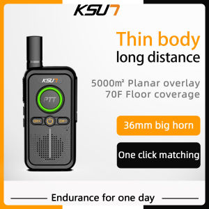 KSUN Walkie Talkie LT-PLUS Fast unlock Frequency Matching Intercom for Travel Camping Restaurant
