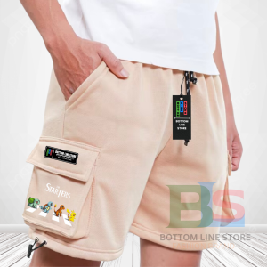 Celana Cargo Pendek Dewasa Pria Dan Wanita Bahan Katun Fleece Casual