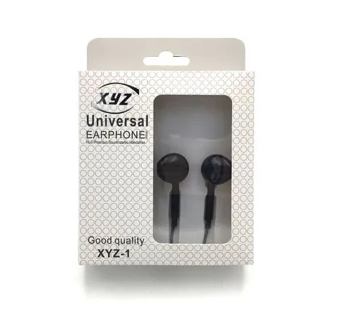 Xyz Universal Earphone Good Quality Headset Audio Headphone In-Ear Wired  Shipping Fee COD